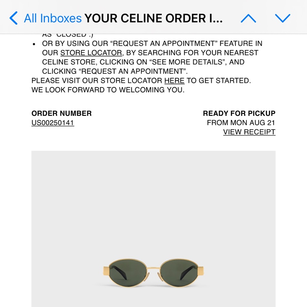 CELINE sunglasses crossbody bag - Picture 5 of 5